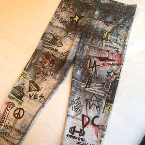 Terez for SoulCycle cropped leggings, size large